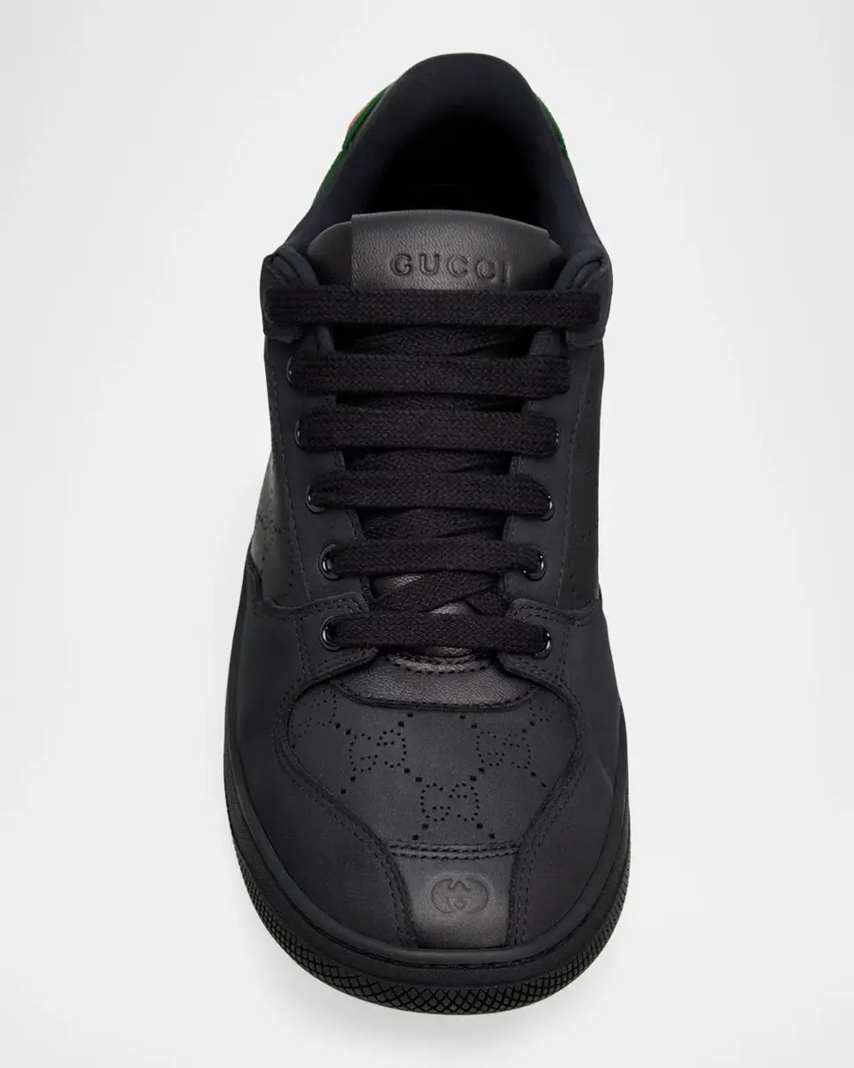 Gucci Men's Screener 3.0 Perforated Leather Sneakers | Thumbnail 3 Gucci Men's Screener 3.0 Perforated Leather Sneakers | Thumbnail 3