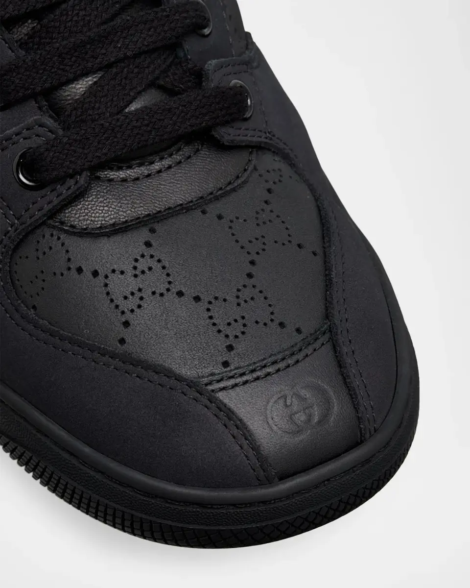 Gucci Men's Screener 3.0 Perforated Leather Sneakers | Thumbnail 4 Gucci Men's Screener 3.0 Perforated Leather Sneakers | Thumbnail 4