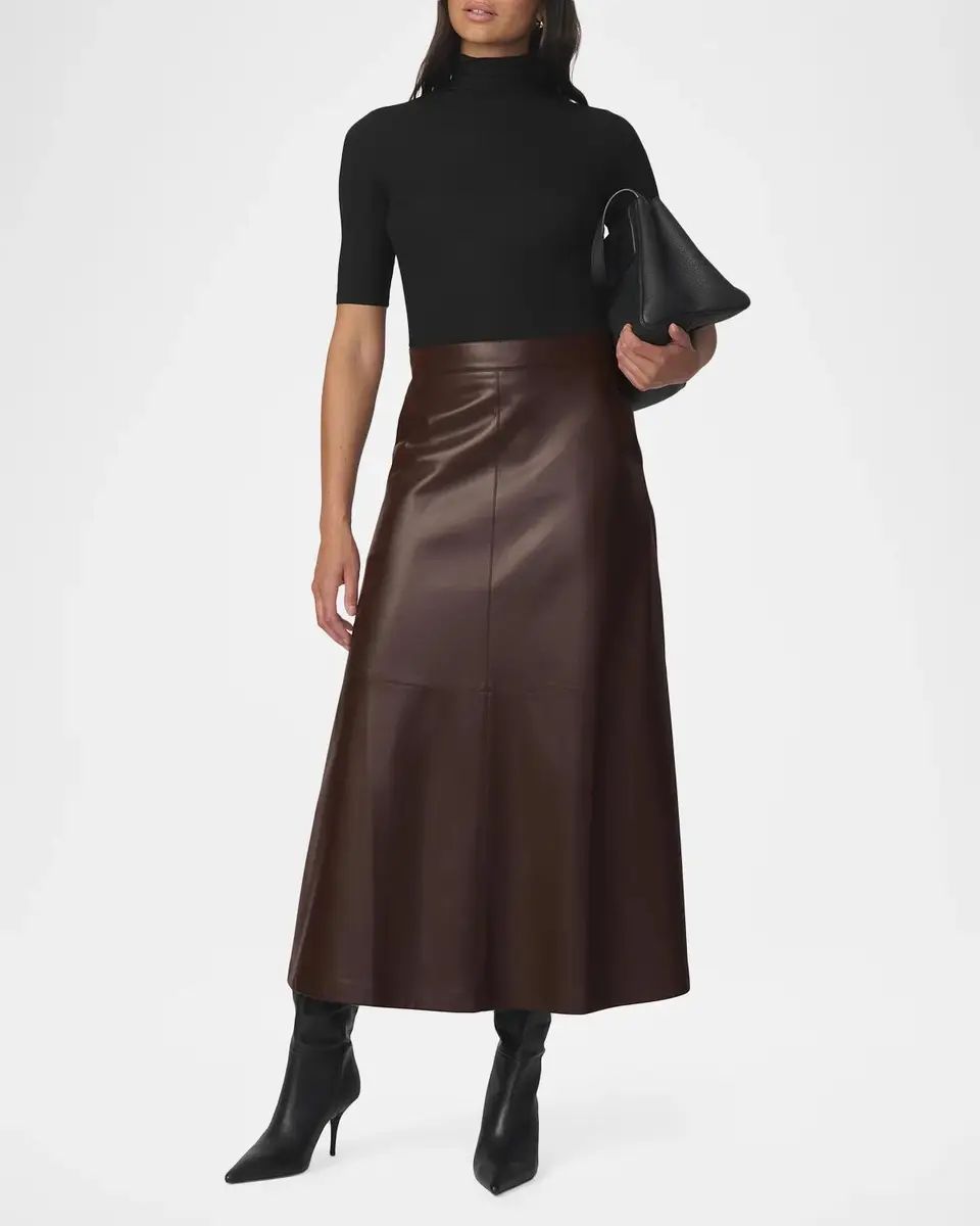 Joe's Jeans Joe's Jeans x Dani Michelle The Tavi Faux-Leather Maxi Skirt | Thumbnail 2 Joe's Jeans Joe's Jeans x Dani Michelle The Tavi Faux-Leather Maxi Skirt | Thumbnail 2