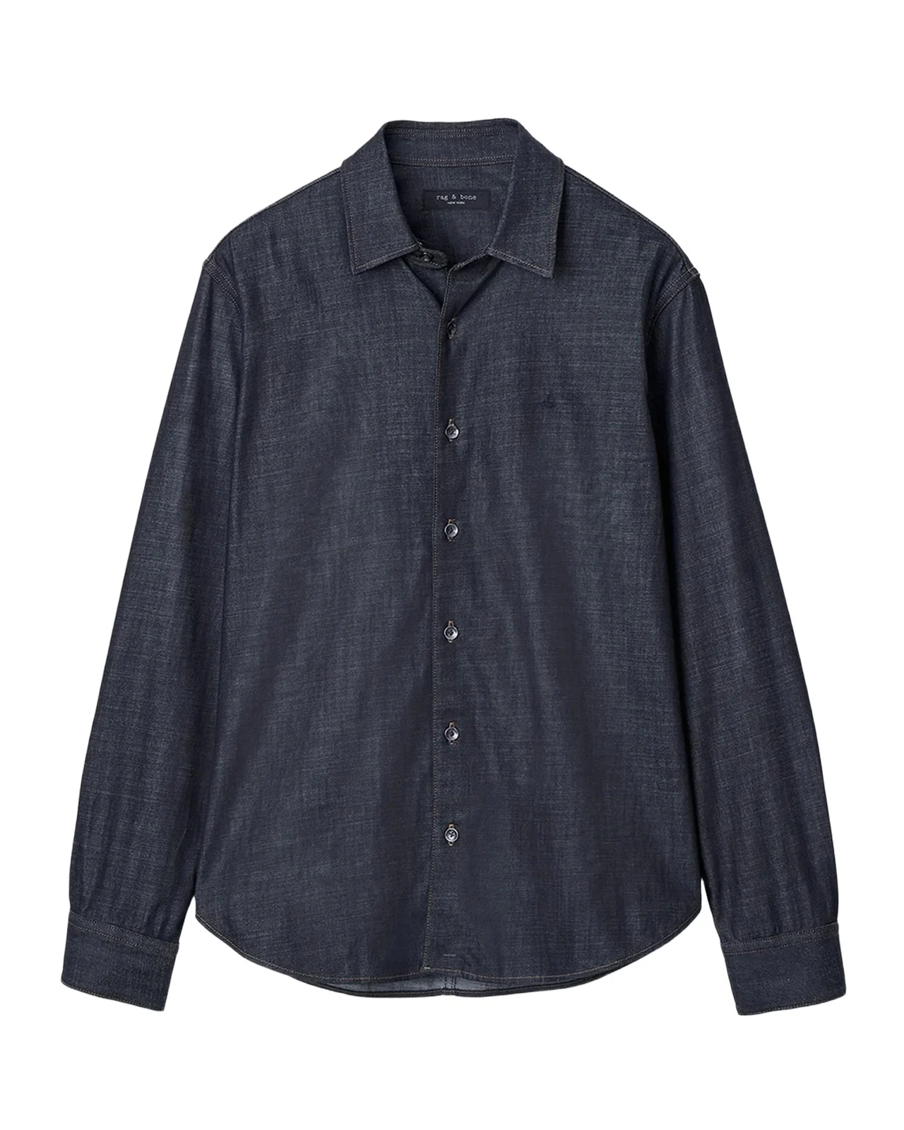 Men's Denim Button-Front Shirt Men's Denim Button-Front Shirt