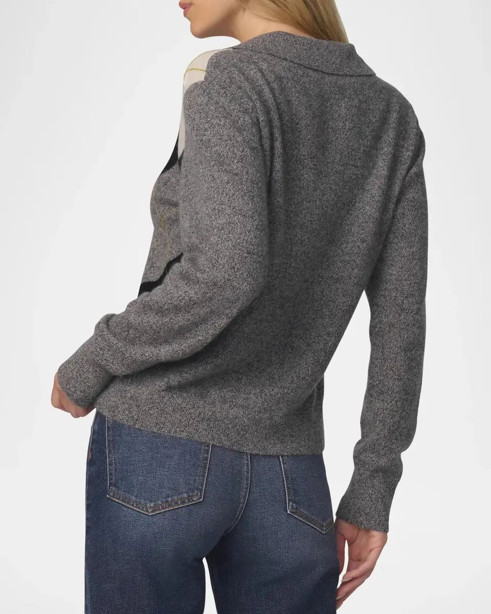 Joe's Jeans Argyle Cashmere Polo Sweater | Thumbnail 3 Joe's Jeans Argyle Cashmere Polo Sweater | Thumbnail 3
