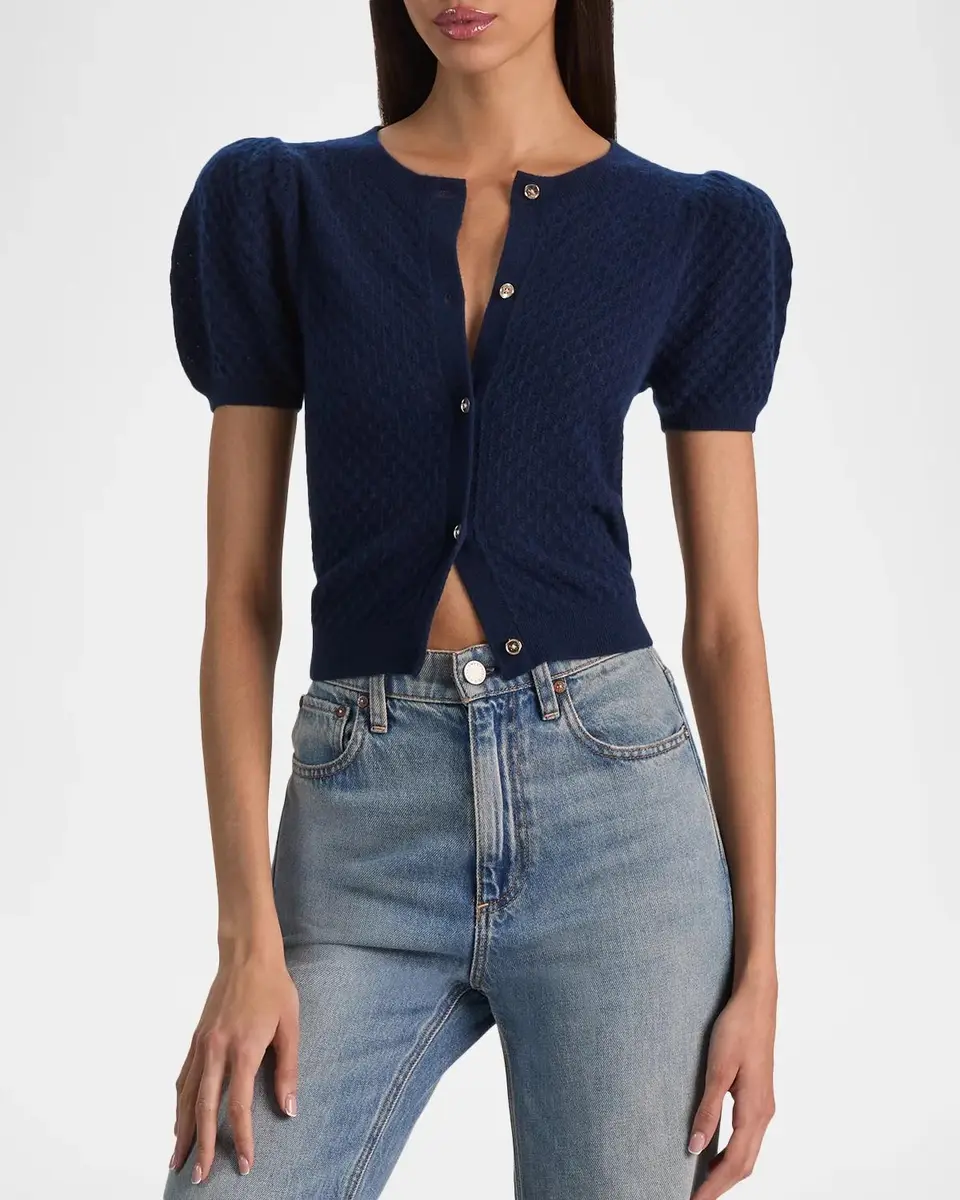 Alice + Olivia Sabine Cashmere Cardigan | Thumbnail 4 Alice + Olivia Sabine Cashmere Cardigan | Thumbnail 4