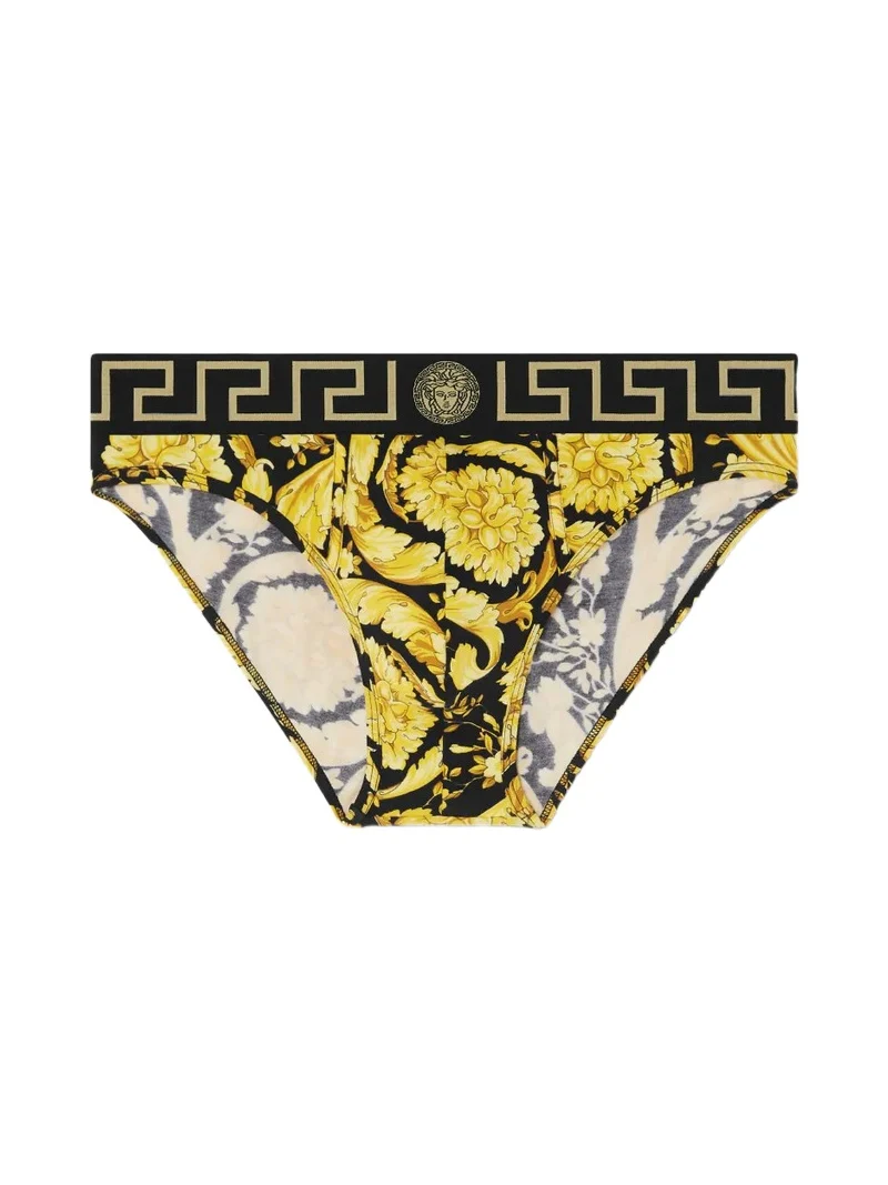 Versace Printed Jacquard Cotton-Jersey Briefs