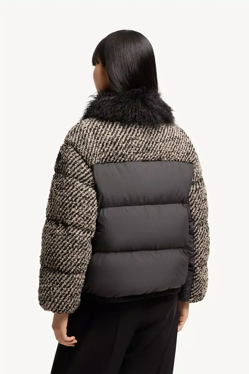Moncler Dynamique Bouclé Short Down Jacket | Thumbnail 6 Moncler Dynamique Bouclé Short Down Jacket | Thumbnail 6