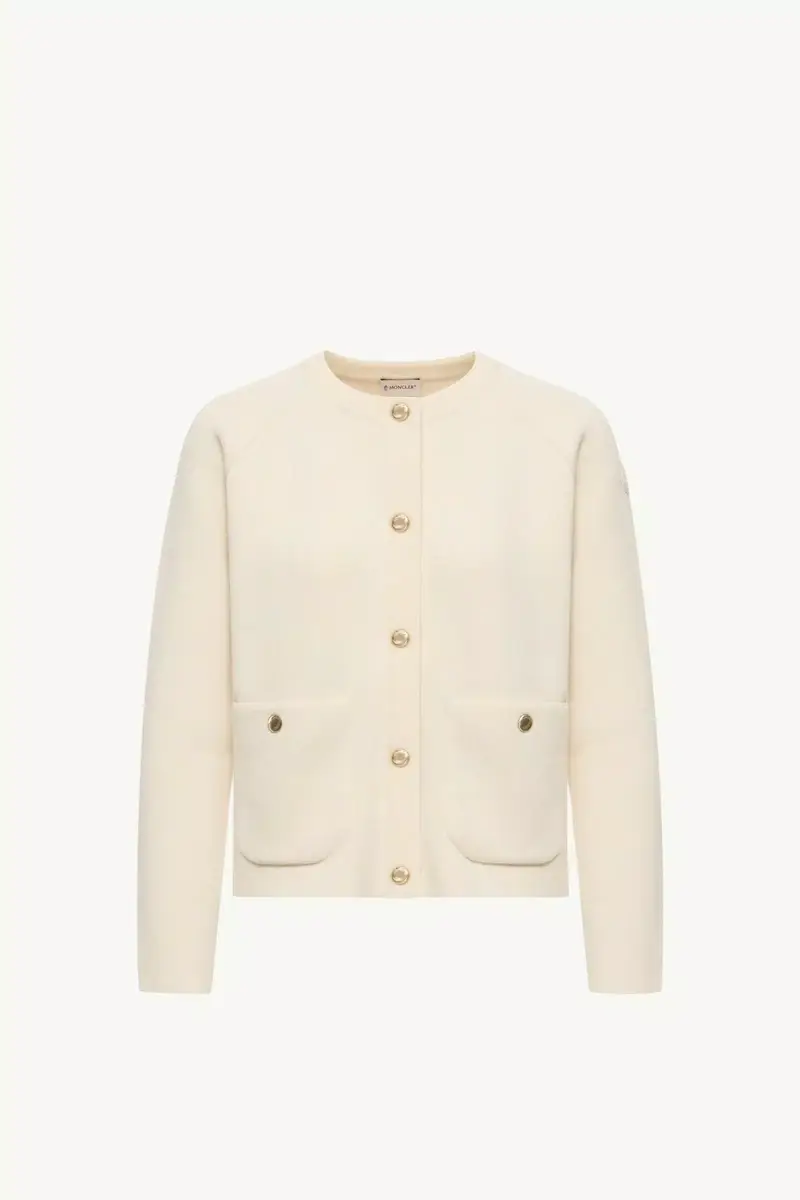 Moncler Wool & Cashmere Blend Cardigan | Thumbnail 2 Moncler Wool & Cashmere Blend Cardigan | Thumbnail 2