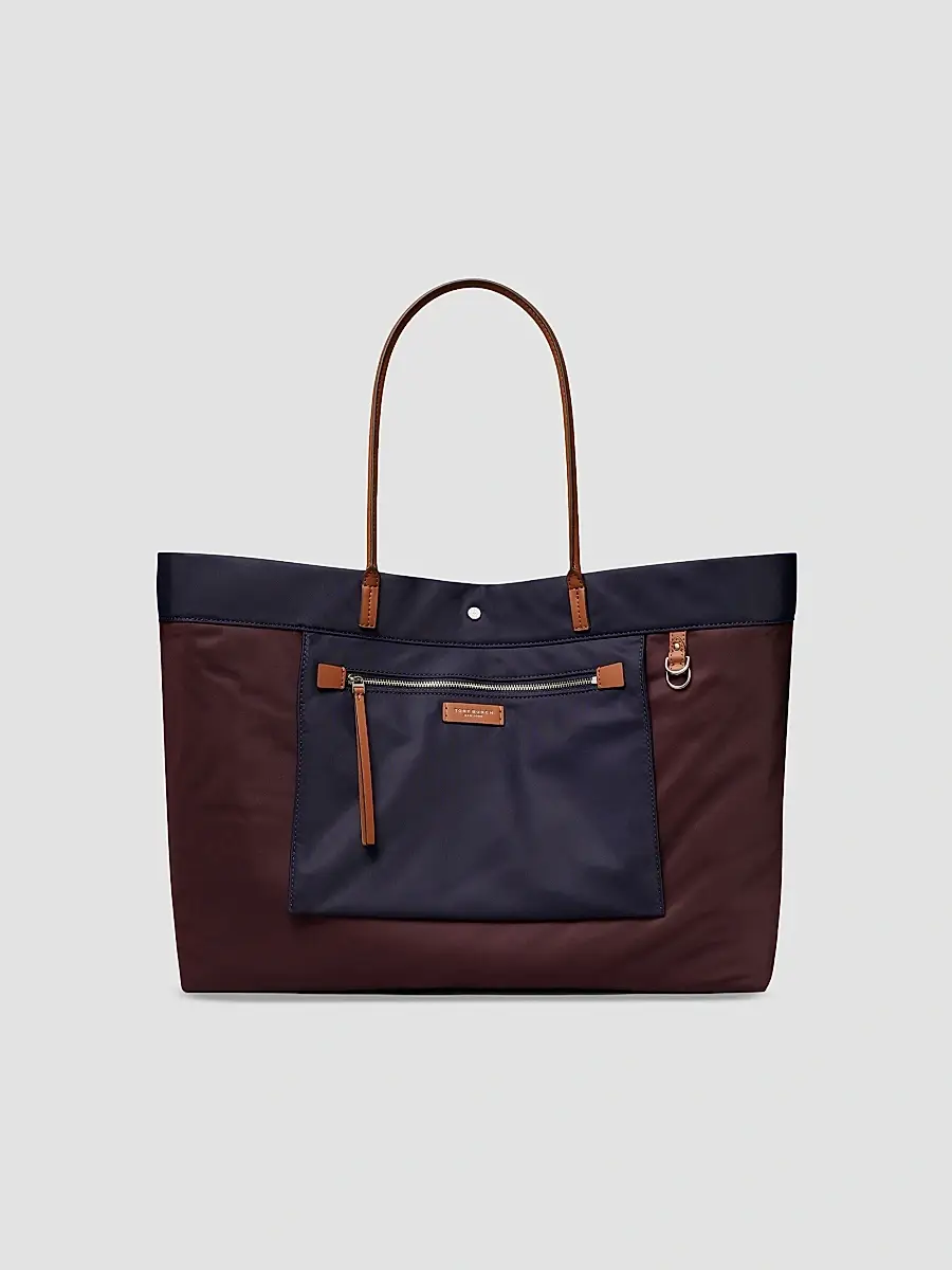 Tory Burch Women's Ella Logo Reversible Tote Bag | Thumbnail 2 Tory Burch Women's Ella Logo Reversible Tote Bag | Thumbnail 2