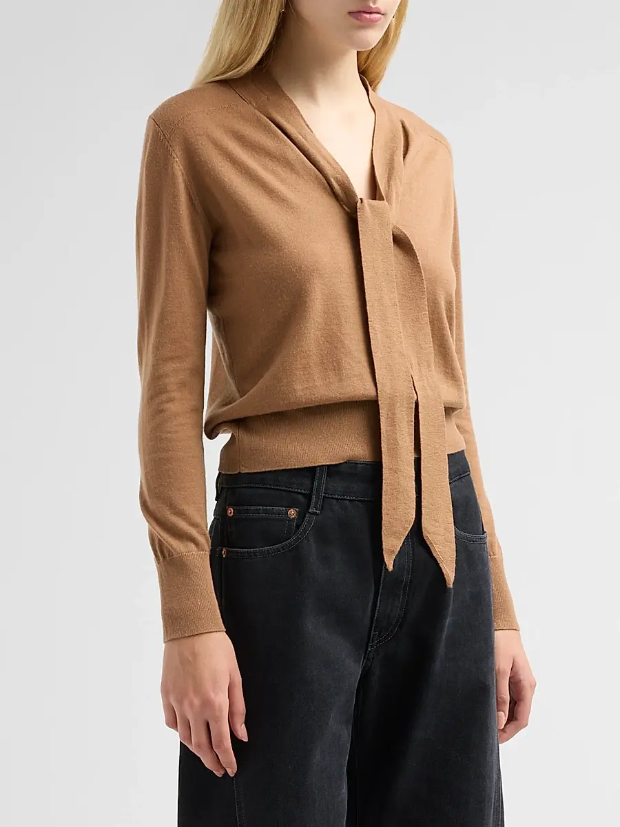 Kobi Halperin Women's Felicity Tieneck Sweater | Thumbnail 4