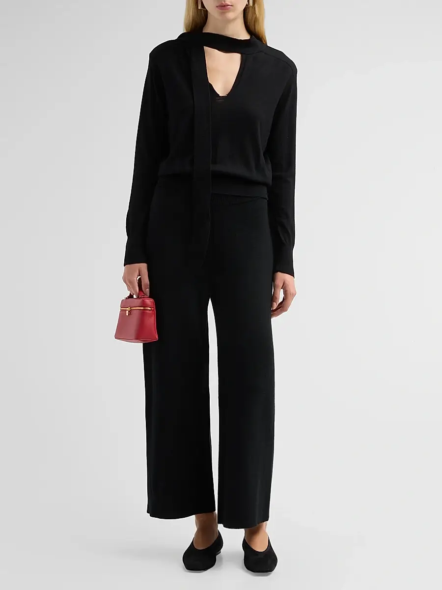 Kobi Halperin Women's Felicity Tieneck Sweater | Thumbnail 2