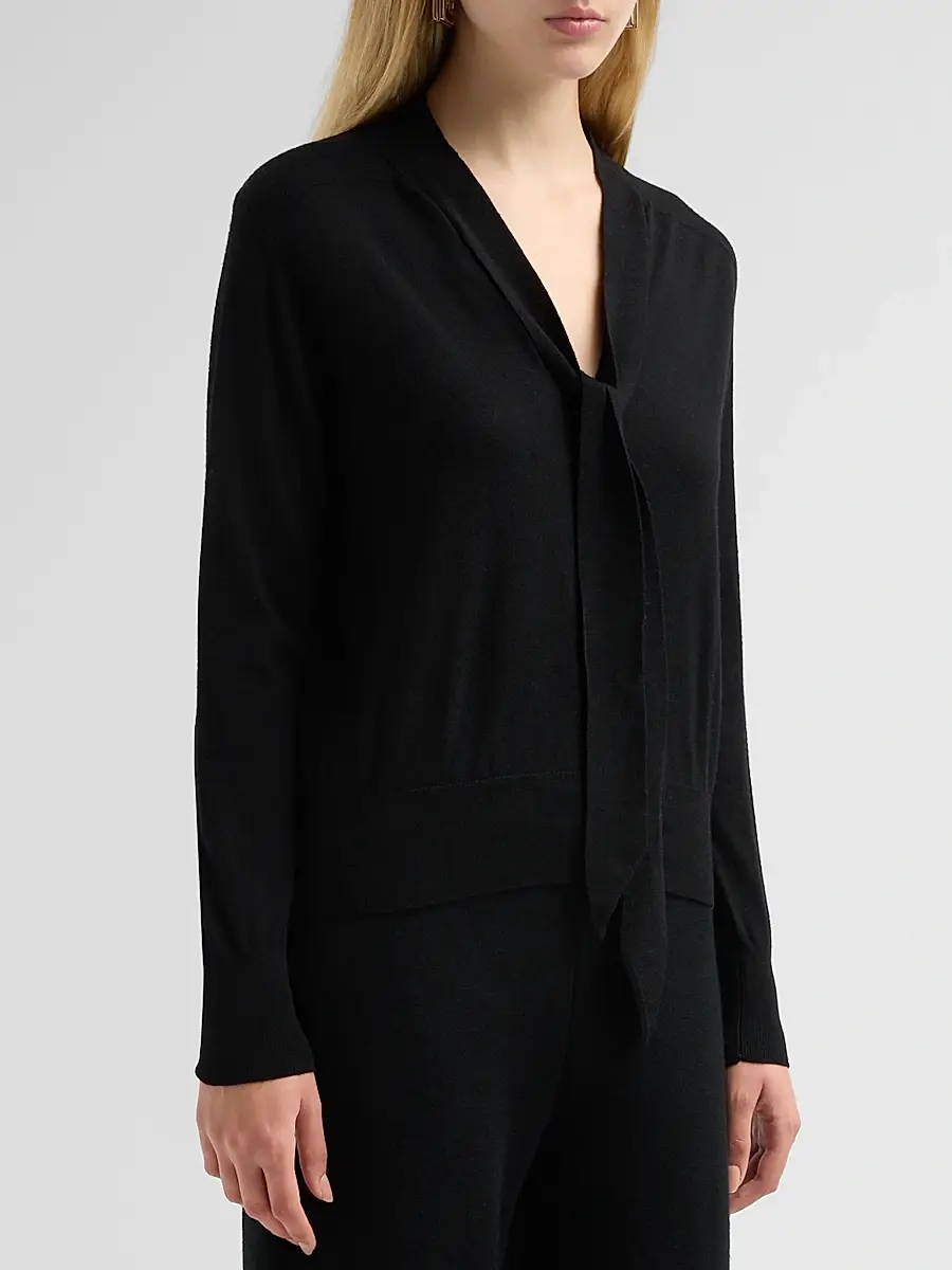 Kobi Halperin Women's Felicity Tieneck Sweater | Thumbnail 4