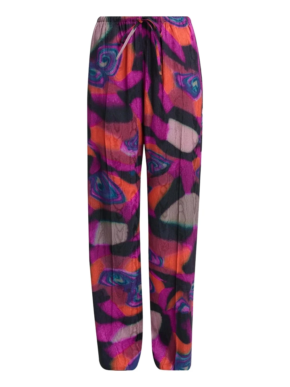 Women's Puvis Printed Wrinkle Pants