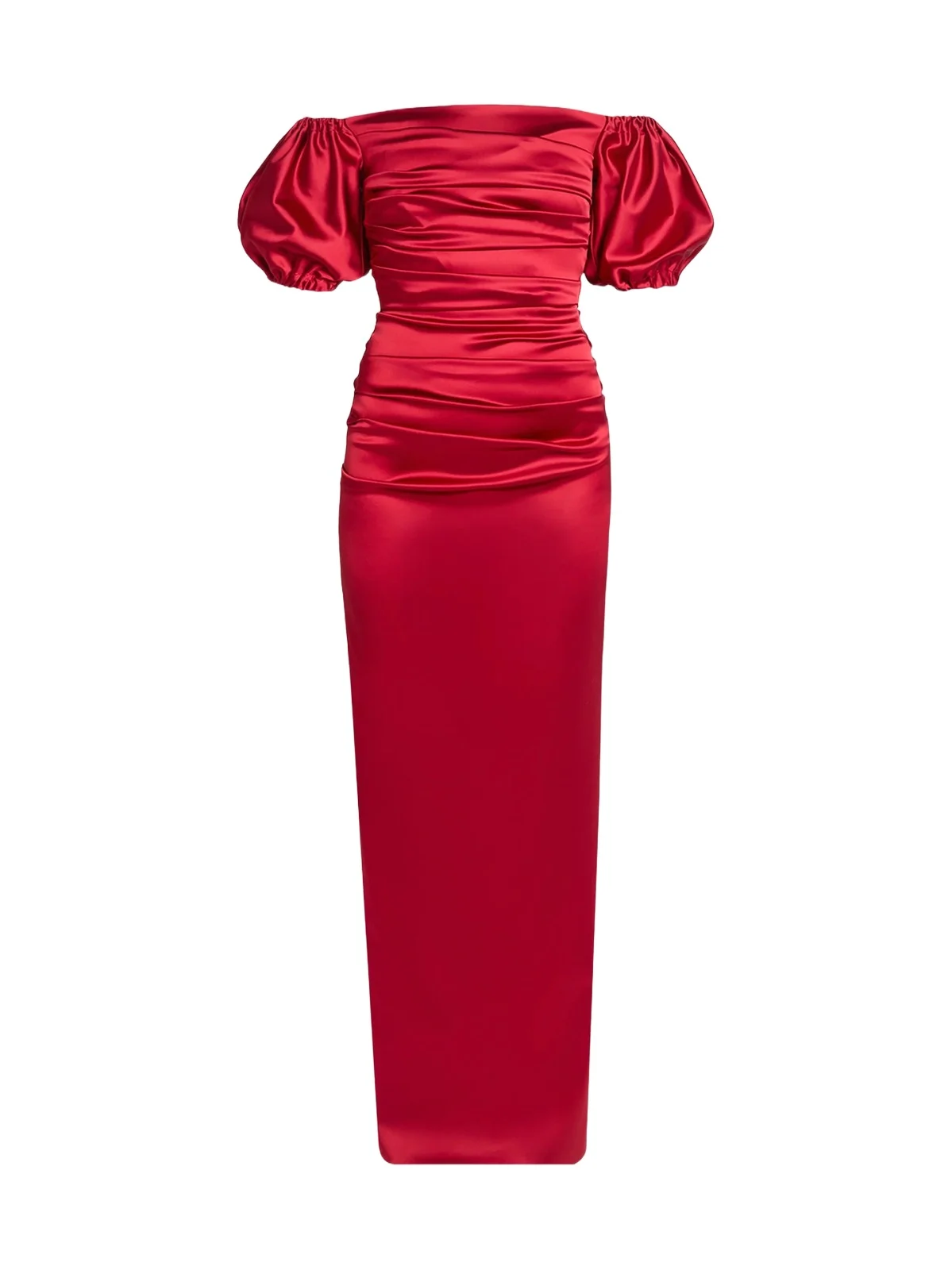 Women's Off-The-Shoulder Satin Duchesse Gown
