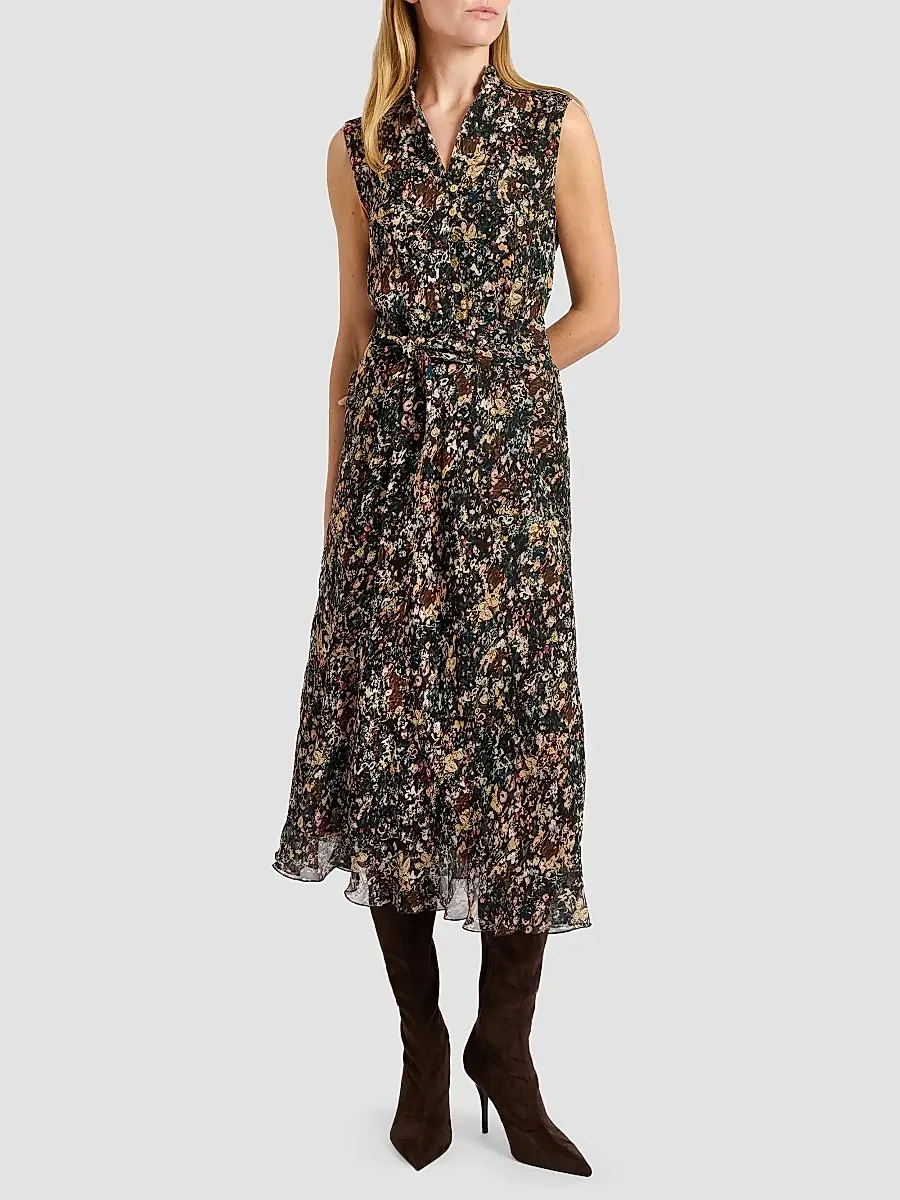 Santorelli Women's Nirva Floral Midi Dress | Thumbnail 2