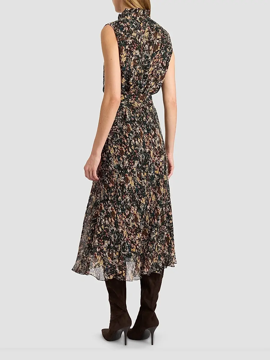 Santorelli Women's Nirva Floral Midi Dress | Thumbnail 3