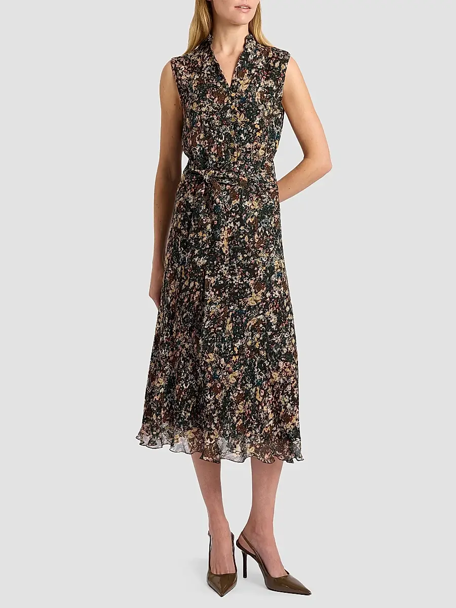 Santorelli Women's Nirva Floral Midi Dress | Thumbnail 6