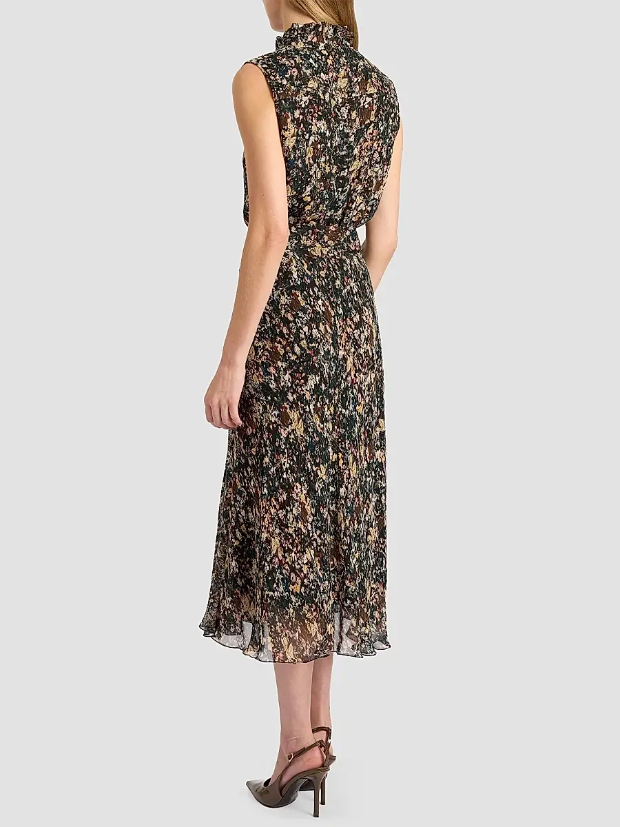 Santorelli Women's Nirva Floral Midi Dress | Thumbnail 7