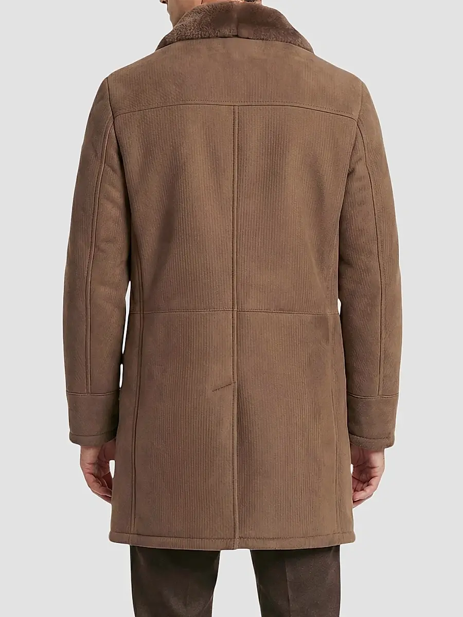 Gorski Men's Embossed Merino Shearling Lamb Stroller Coat | Thumbnail 5 Gorski Men's Embossed Merino Shearling Lamb Stroller Coat | Thumbnail 5