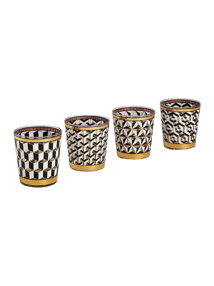 Jonathan Adler Versailles 4-Piece Glass Set
