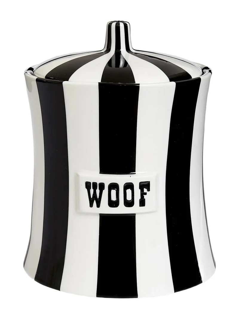 Jonathan Adler Vice Woof Striped Canister