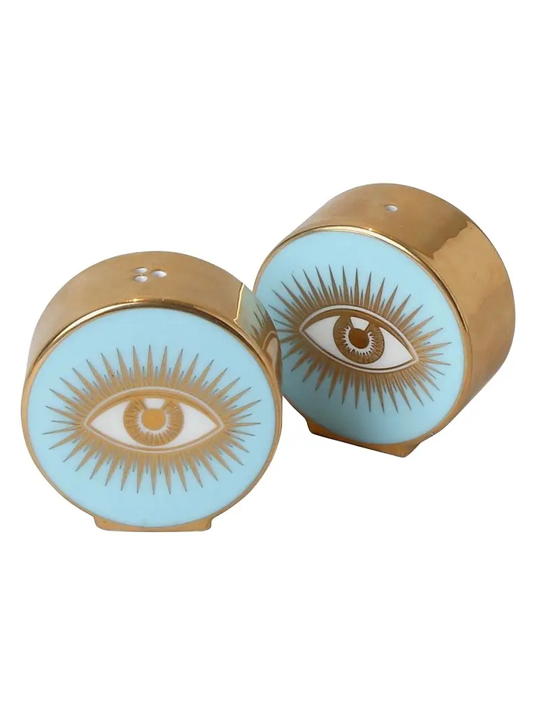Jonathan Adler Muse 2-Piece Le Wink Salt & Pepper Shaker Set
