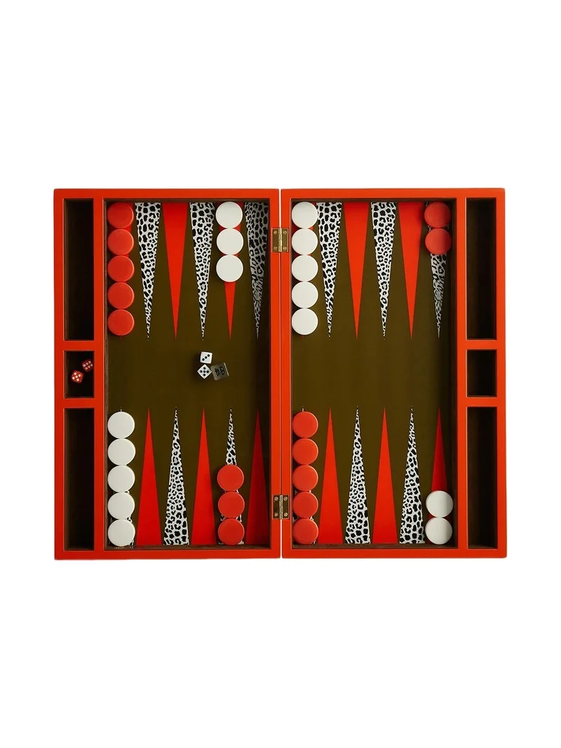 Jonathan Adler Leopard Backgammon Set