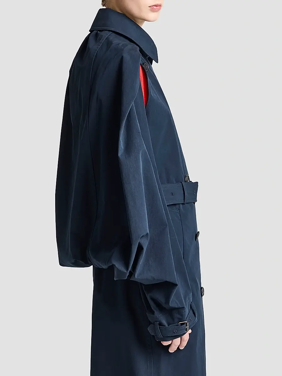JW Anderson Women's Belted Cotton Trench Coat | Thumbnail 5