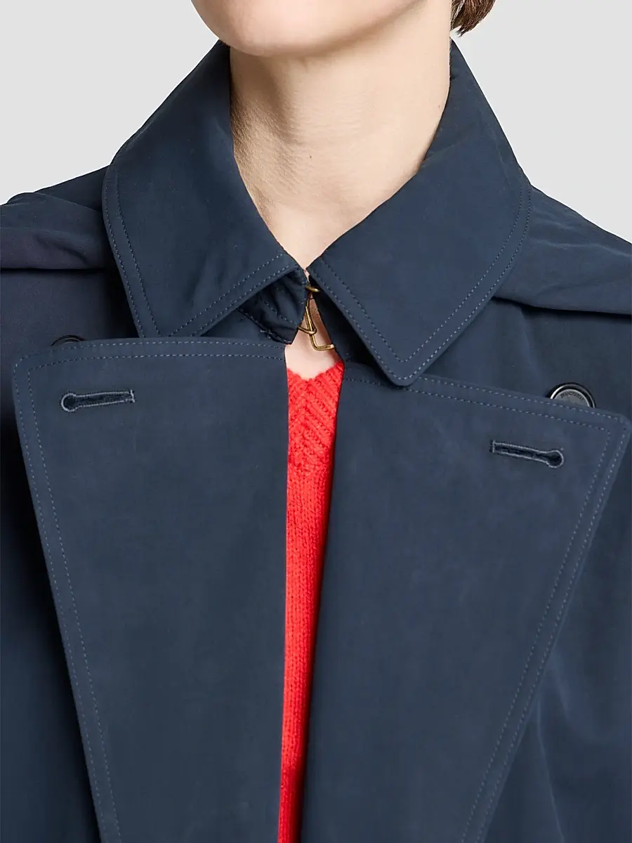 JW Anderson Women's Belted Cotton Trench Coat | Thumbnail 6