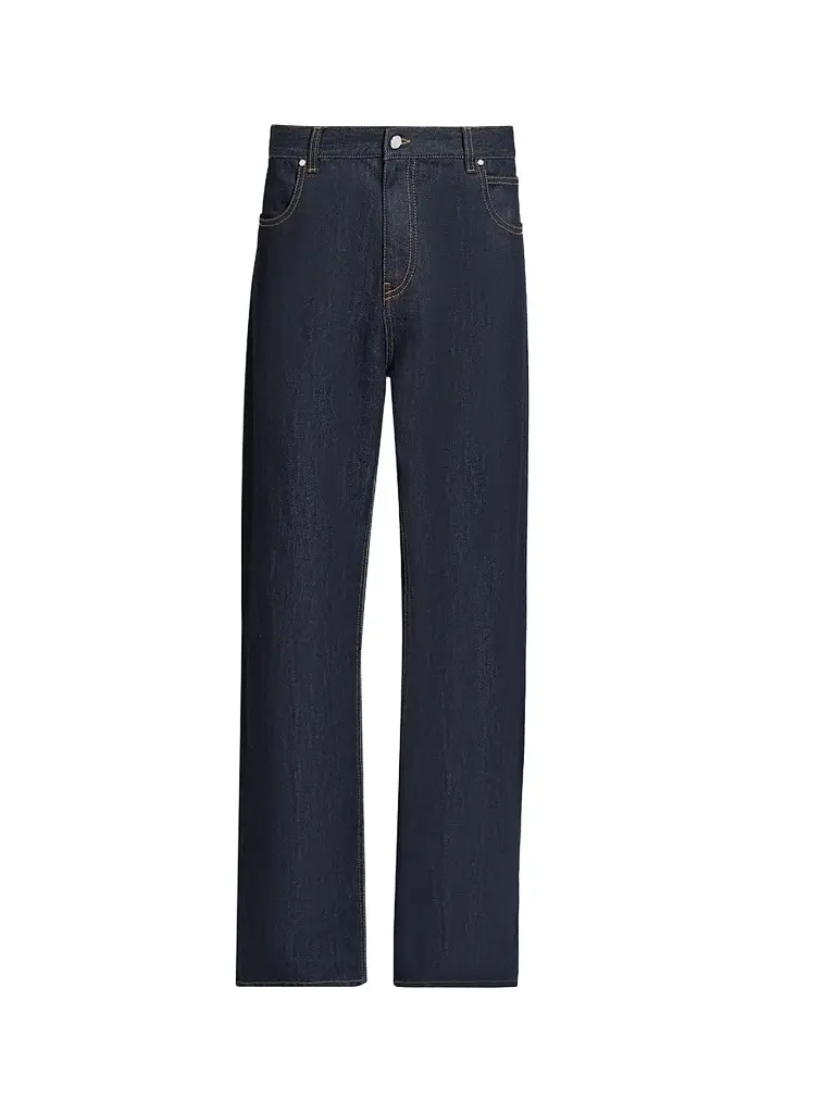 Men's Raw Denim Baggy Jeans Men's Raw Denim Baggy Jeans