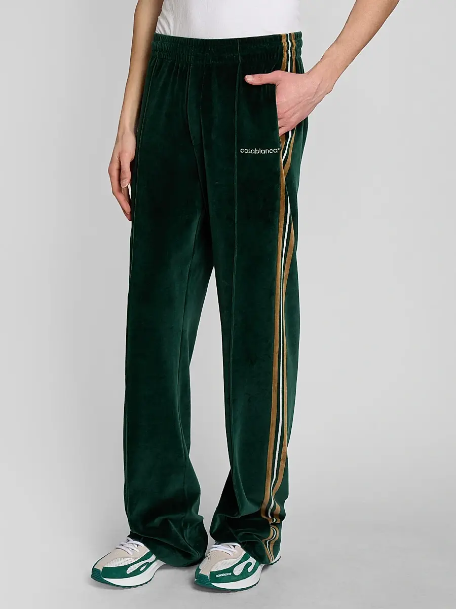 Casablanca Men's Velour Striped Track Pants | Thumbnail 4 Casablanca Men's Velour Striped Track Pants | Thumbnail 4