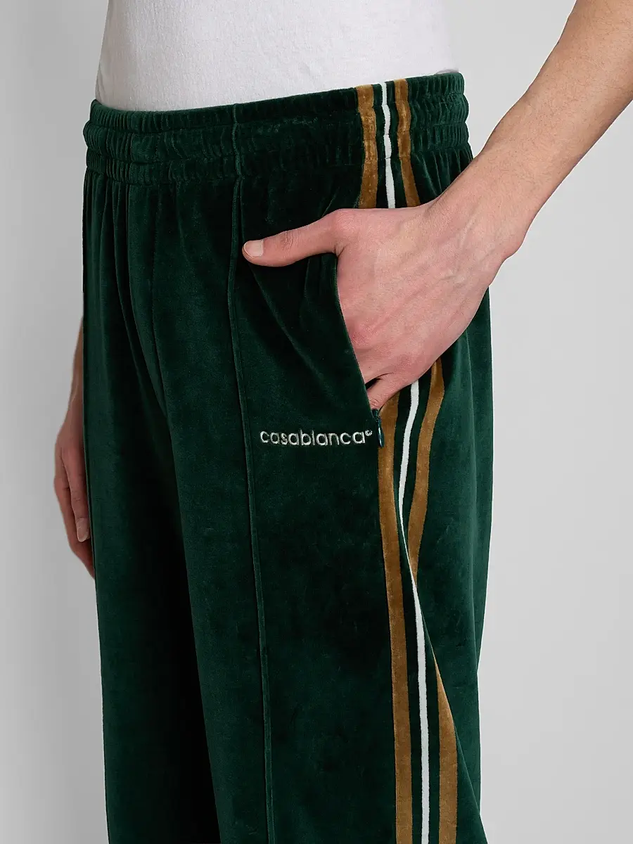 Casablanca Men's Velour Striped Track Pants | Thumbnail 5 Casablanca Men's Velour Striped Track Pants | Thumbnail 5