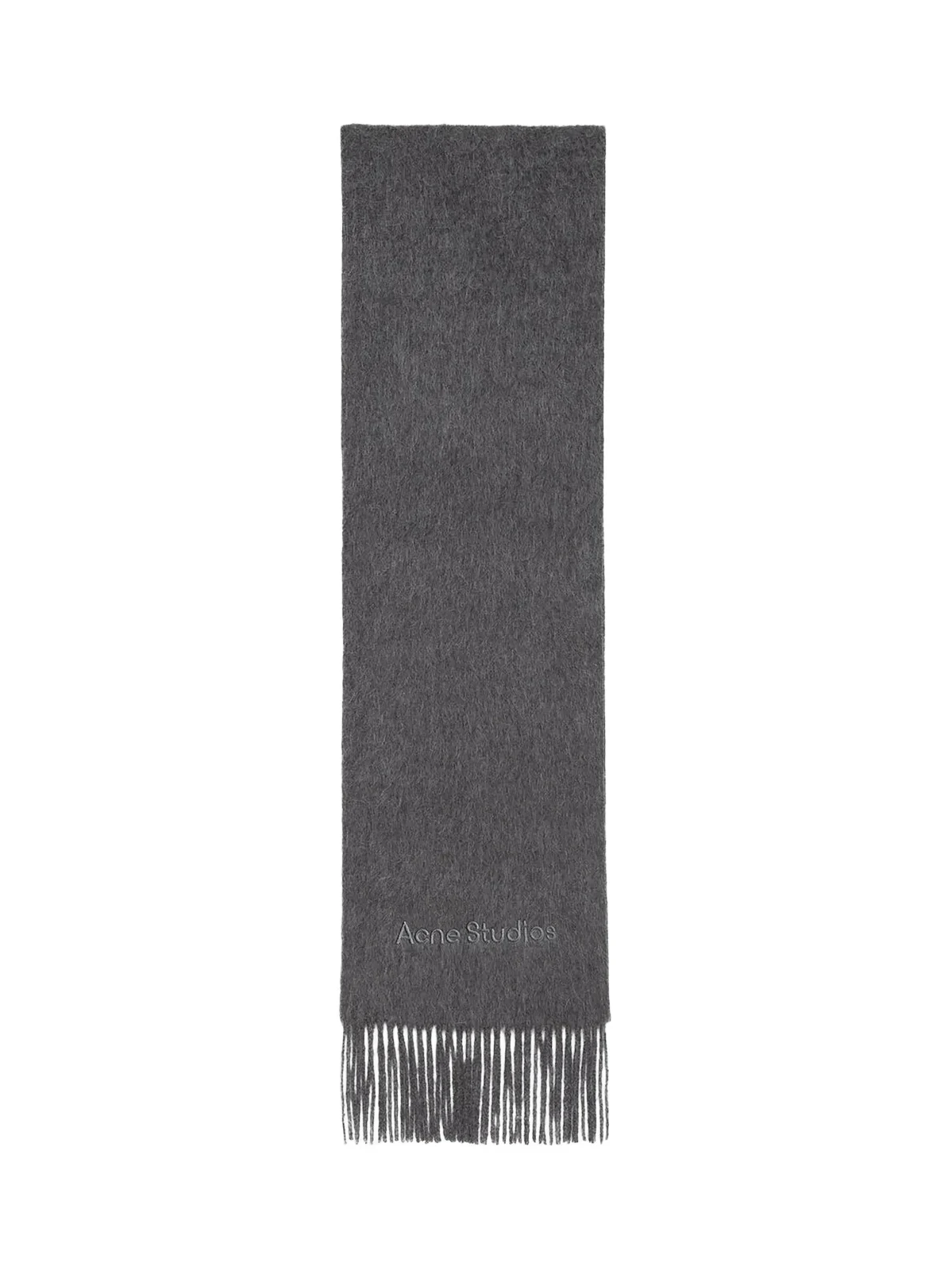 Acne Studios Men's Vinnie Alpaca-Wool Fringe Scarf
