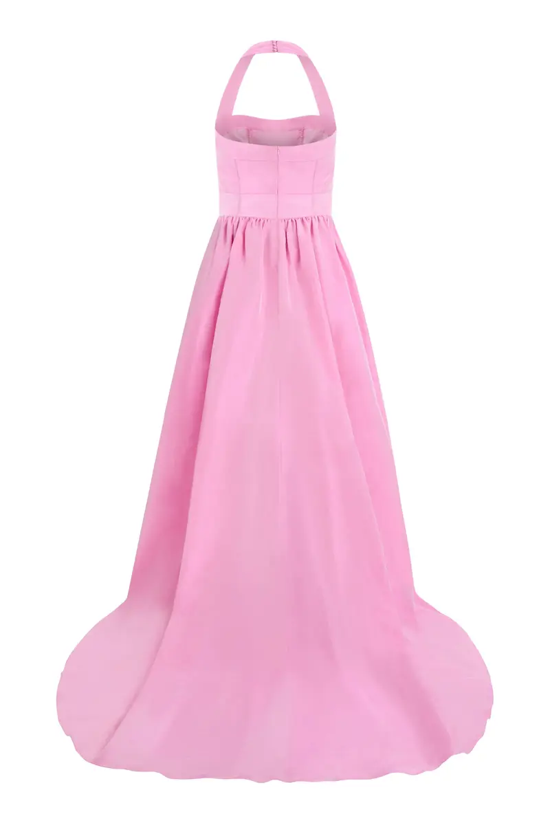Markarian Dustine Petal Pink Taffeta Gown | Thumbnail 3