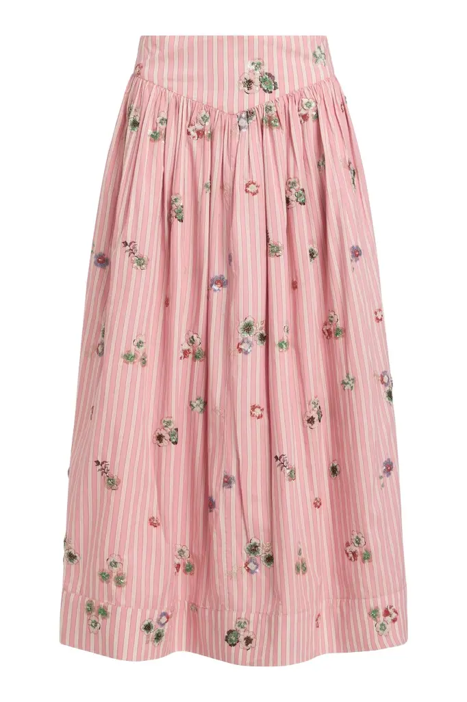 Lulie Wildflower Stripe Skirt Lulie Wildflower Stripe Skirt