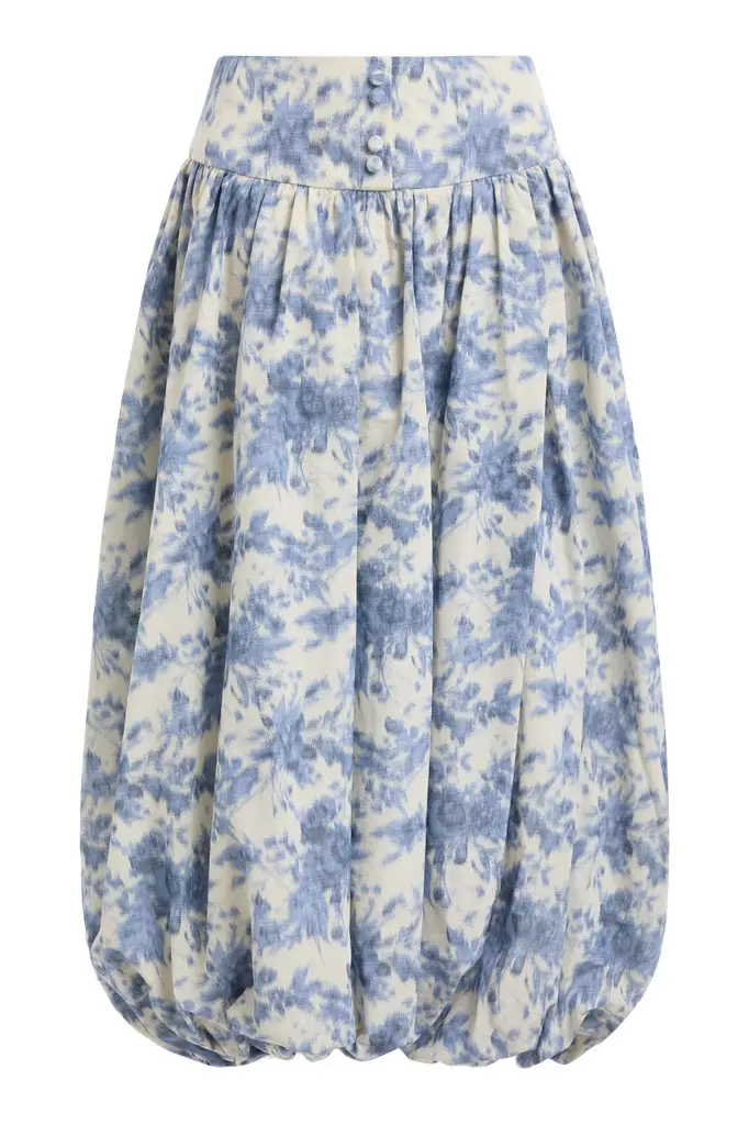 Sheridan Prarie Blue Ikat Bubble Skirt Sheridan Prarie Blue Ikat Bubble Skirt