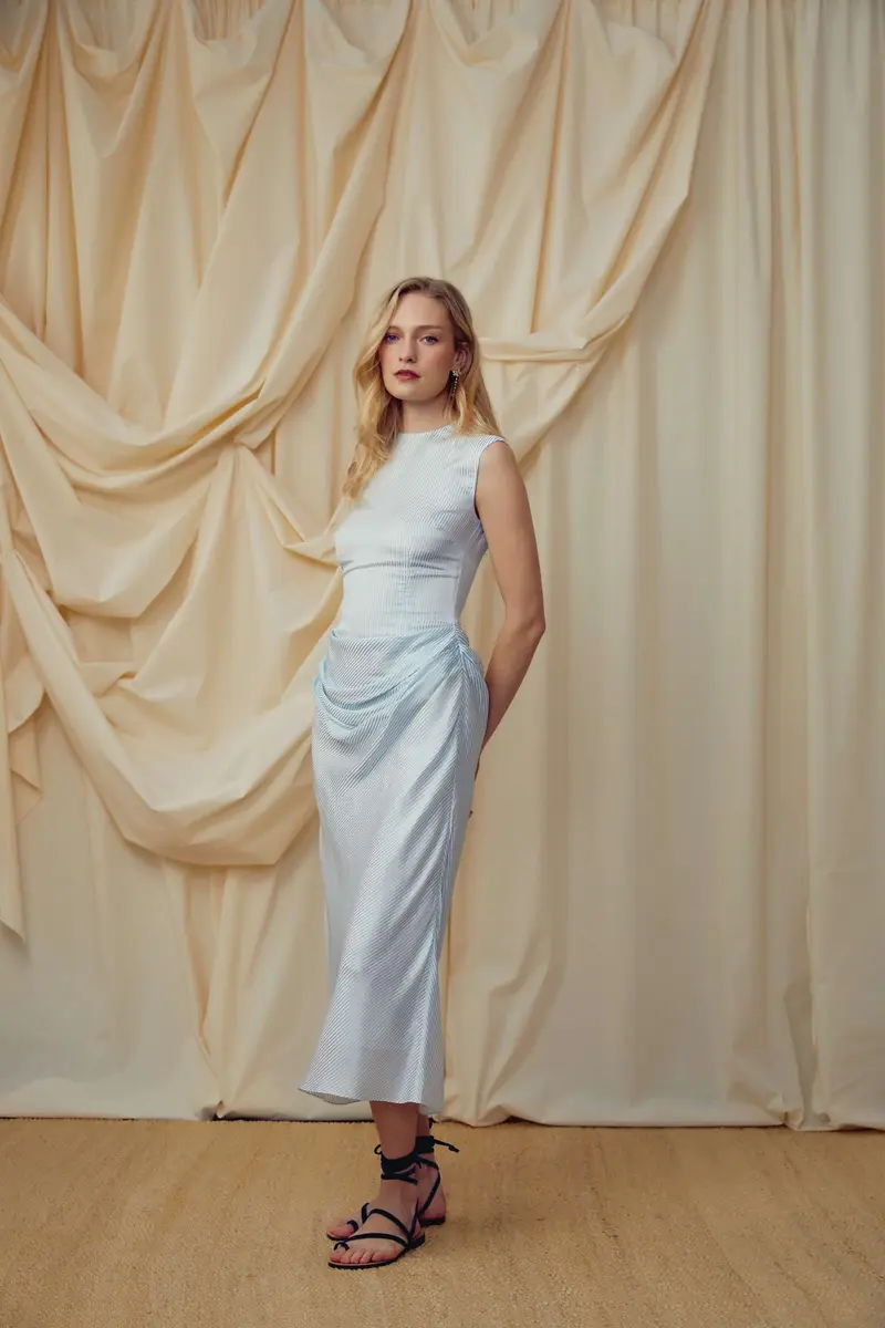 Markarian Willowby Blue Sky Stripe Dress | Thumbnail 2 Markarian Willowby Blue Sky Stripe Dress | Thumbnail 2