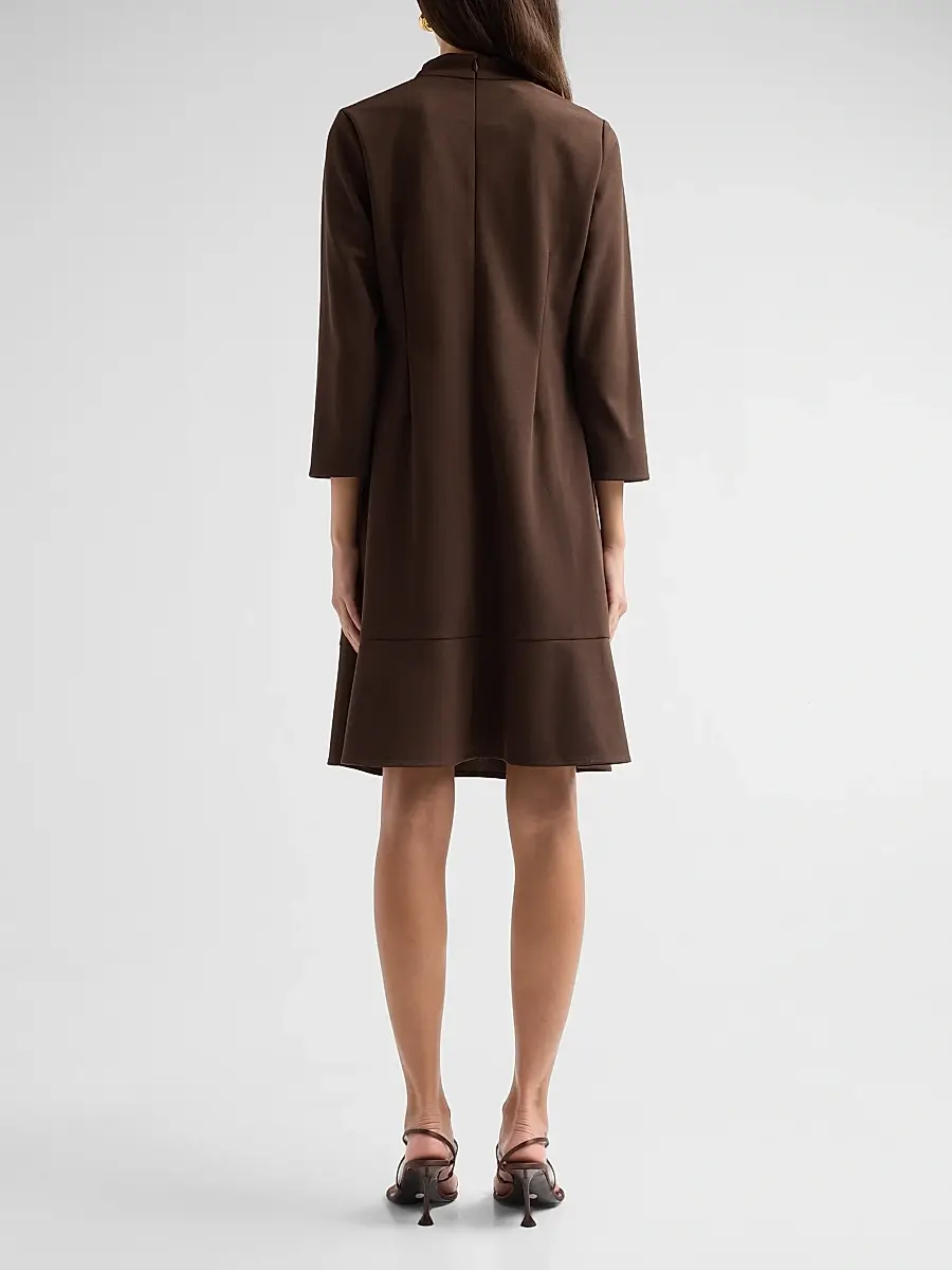 Ming Wang Women's Stretch Deco Crepe Knee-Length Dress | Thumbnail 3 Ming Wang Women's Stretch Deco Crepe Knee-Length Dress | Thumbnail 3