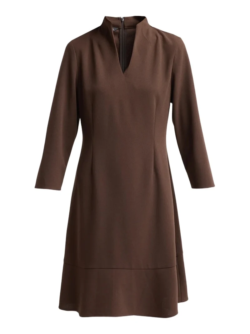 Women's Stretch Deco Crepe Knee-Length Dress Women's Stretch Deco Crepe Knee-Length Dress