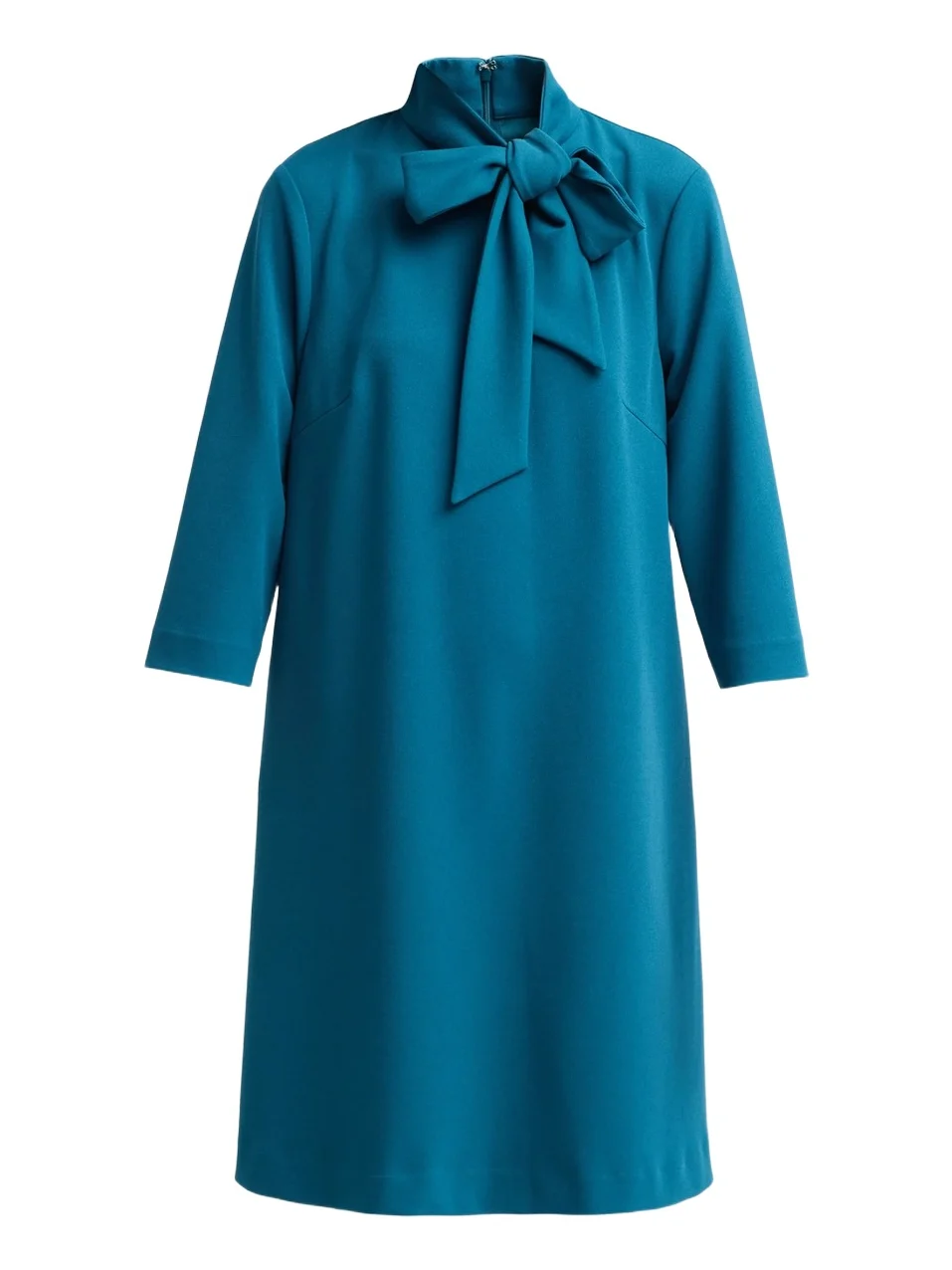Ming Wang Women's Amica Tineck Crepe Shift Mini Dress