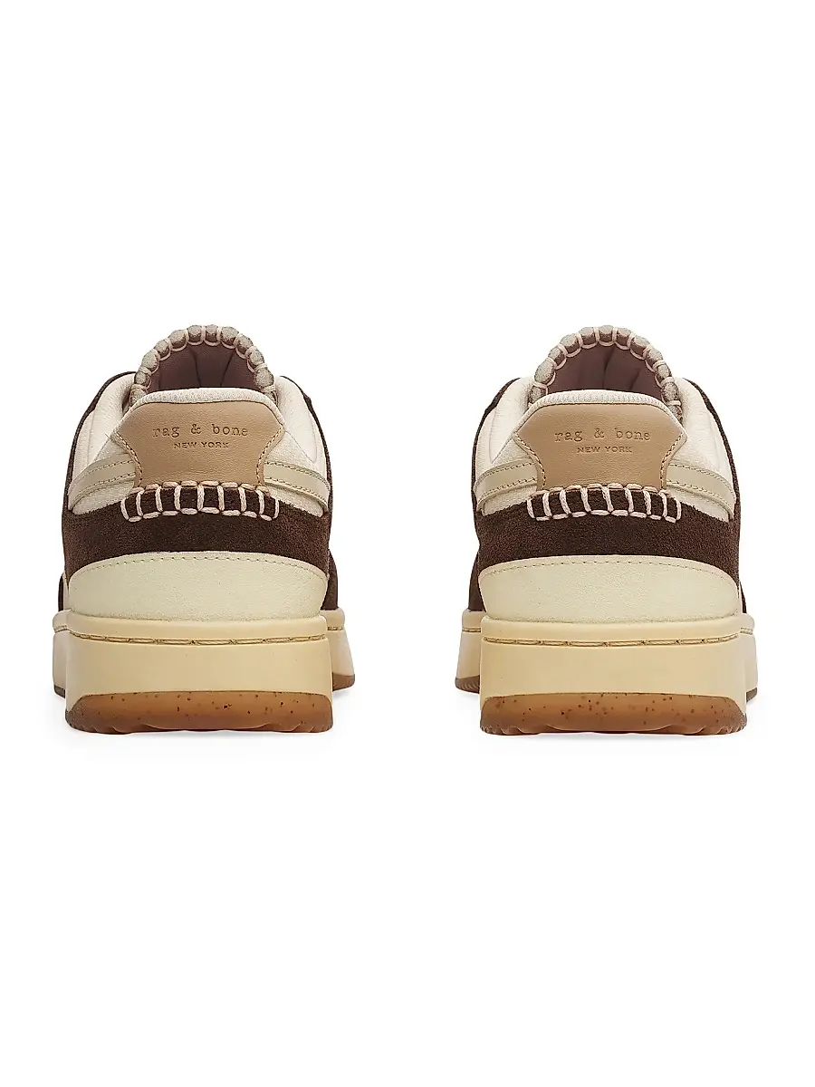 rag & bone Women's Retro Leather Tennis Sneakers | Thumbnail 2