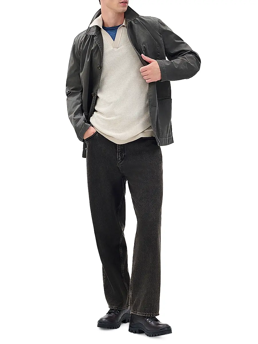 rag & bone Men's Authentic Rigid Infuse Baggy Jeans | Thumbnail 2