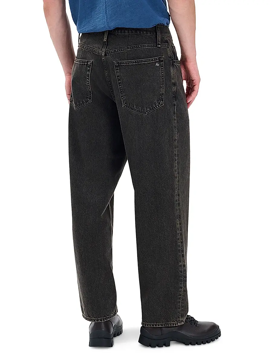 rag & bone Men's Authentic Rigid Infuse Baggy Jeans | Thumbnail 4