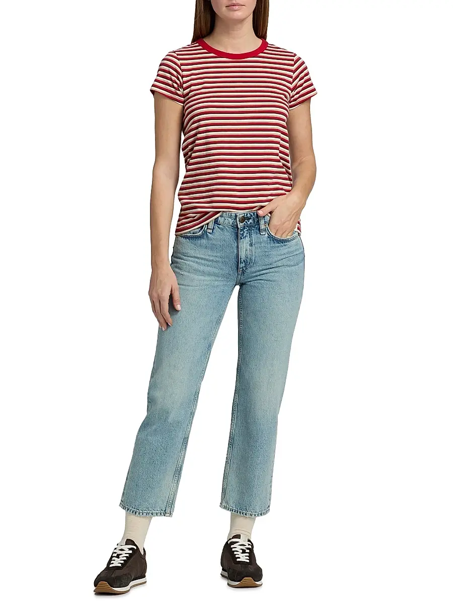 rag & bone Women's Harlow Low-Rise Straight-Leg Crop Jeans | Thumbnail 2 rag & bone Women's Harlow Low-Rise Straight-Leg Crop Jeans | Thumbnail 2