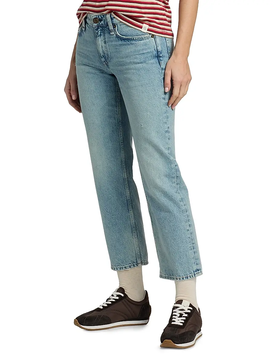 rag & bone Women's Harlow Low-Rise Straight-Leg Crop Jeans | Thumbnail 4 rag & bone Women's Harlow Low-Rise Straight-Leg Crop Jeans | Thumbnail 4