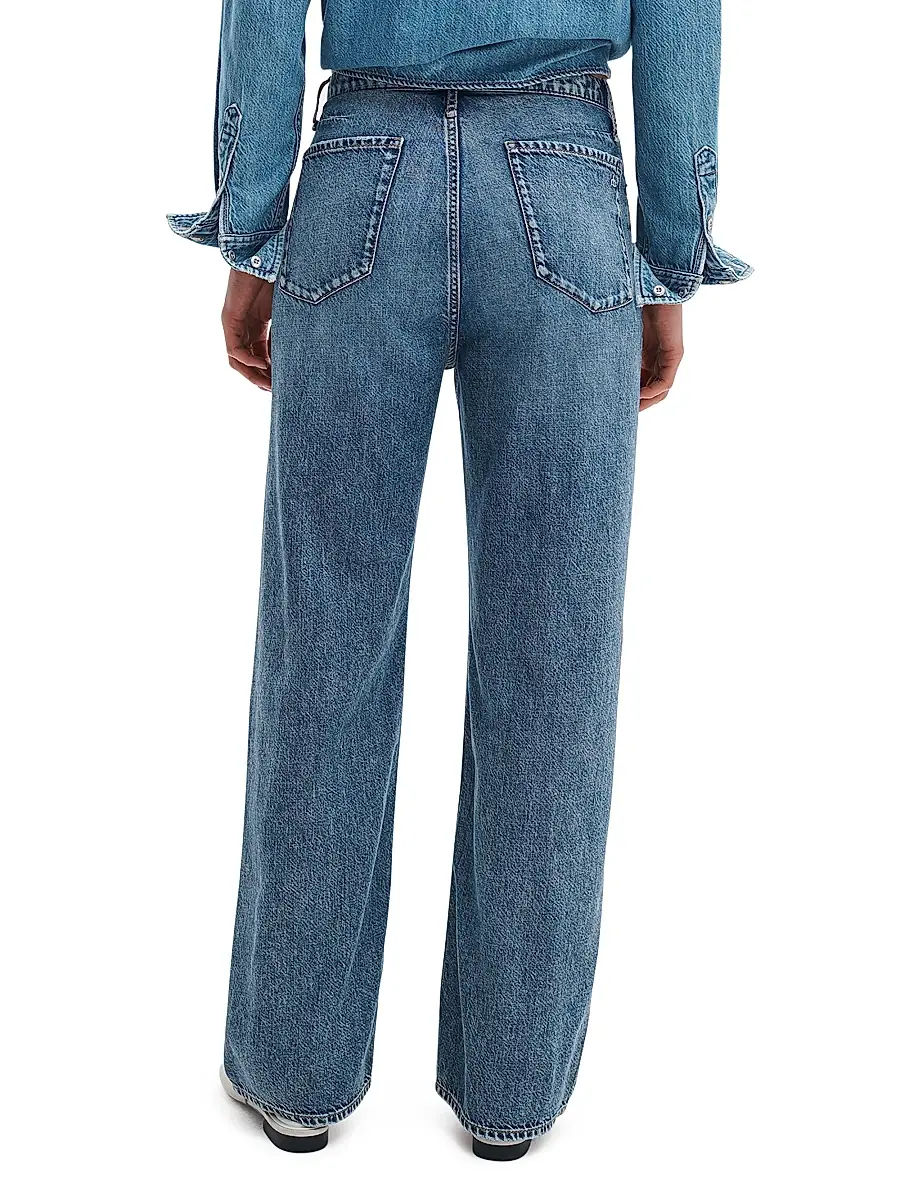 rag & bone Women's Phoebe Drawstring Wide-Leg Jeans | Thumbnail 4 rag & bone Women's Phoebe Drawstring Wide-Leg Jeans | Thumbnail 4