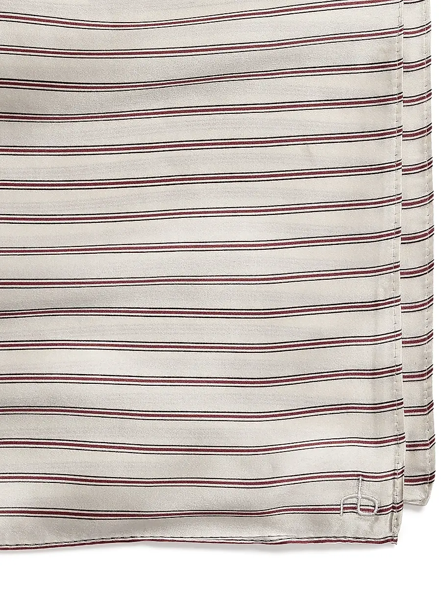 rag & bone Women's Gail Striped Silk Square Scarf | Thumbnail 3 rag & bone Women's Gail Striped Silk Square Scarf | Thumbnail 3