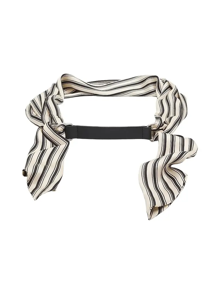rag & bone Women's Michele Striped Silk Scarf Belt