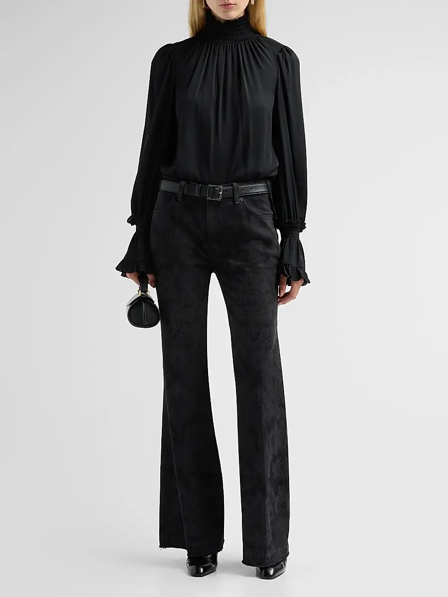Kobi Halperin Women's Zane Flare-Leg Jeans | Thumbnail 2