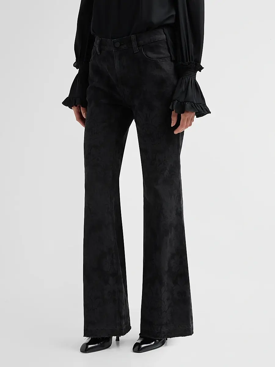 Kobi Halperin Women's Zane Flare-Leg Jeans | Thumbnail 4