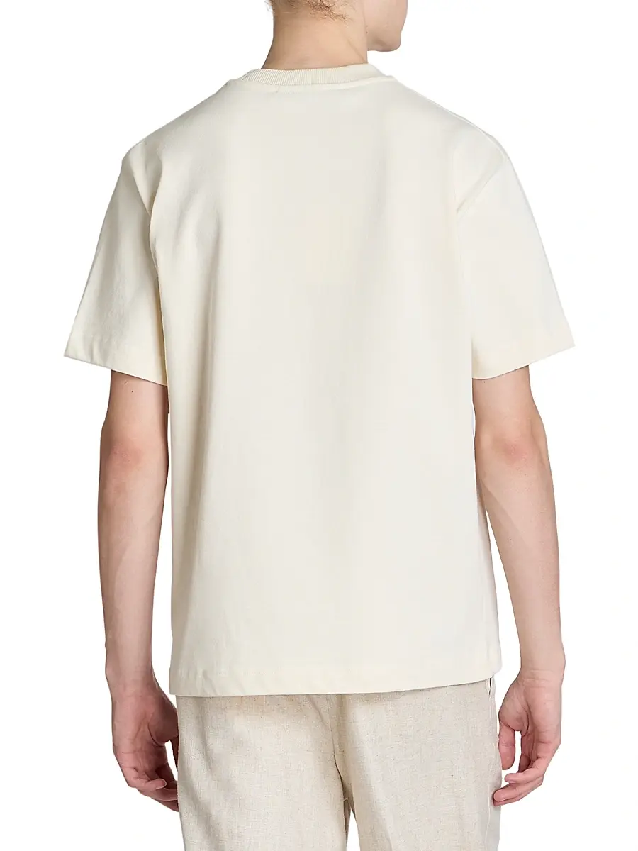 Jacquemus Men's The Gros Grain Crewneck T-Shirt | Thumbnail 5 Jacquemus Men's The Gros Grain Crewneck T-Shirt | Thumbnail 5