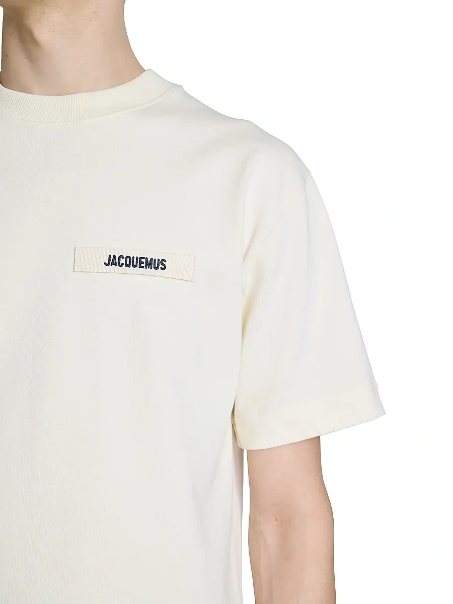 Jacquemus Men's The Gros Grain Crewneck T-Shirt | Thumbnail 6 Jacquemus Men's The Gros Grain Crewneck T-Shirt | Thumbnail 6
