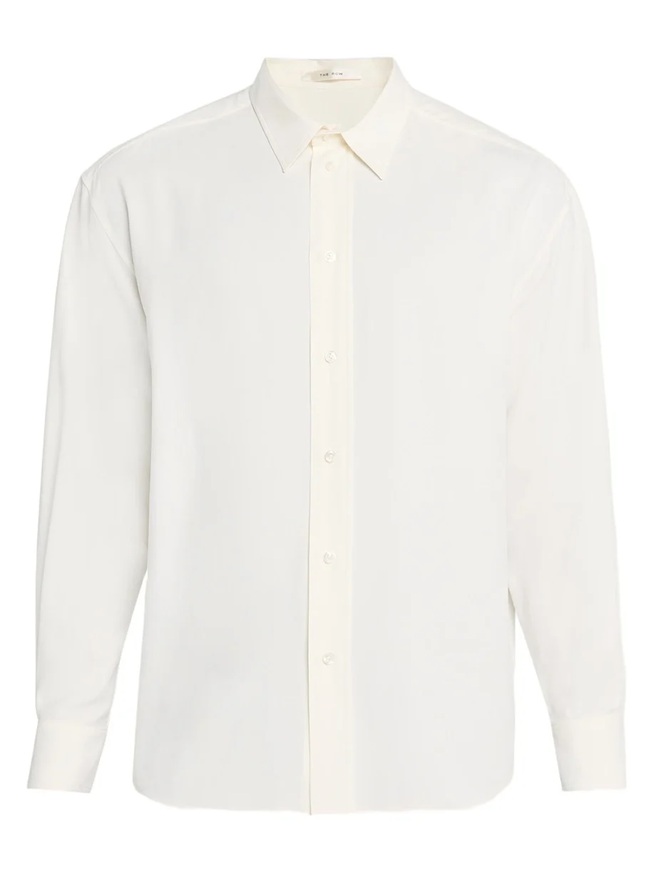 The Row Men's Granada Silk Sport Shirt
